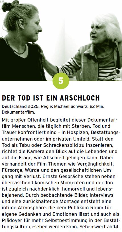 Der Tod ist ein Arschloch - 25.01.2027